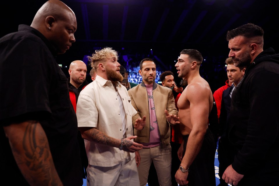 Jake Paul and Tommy Fury come face to face at last in London