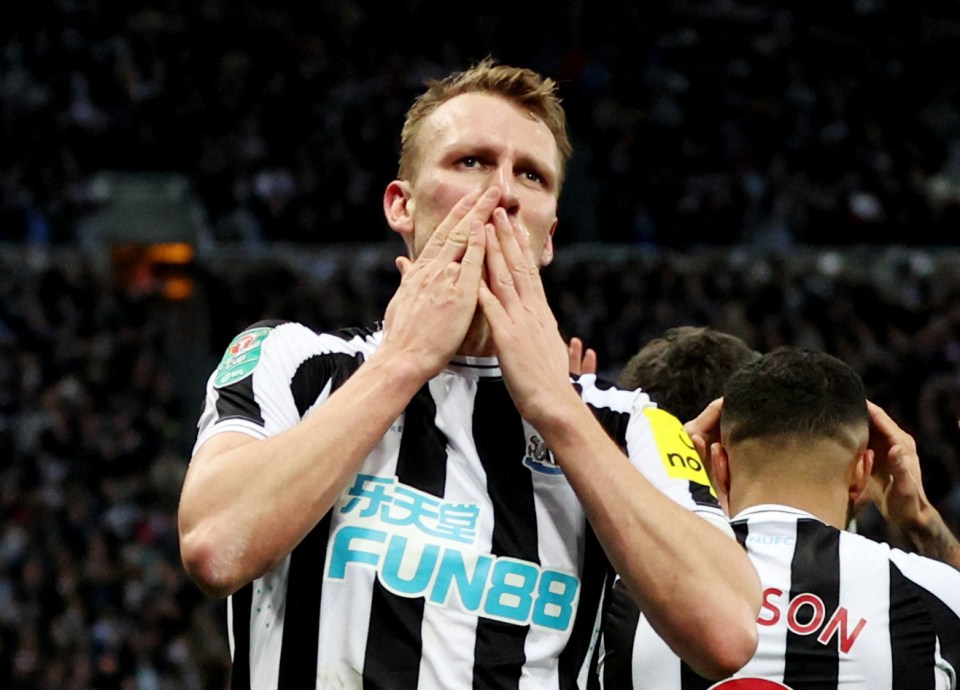 The 29-year-old netted in Newcastle's 2-0 League Cup win over Leicester