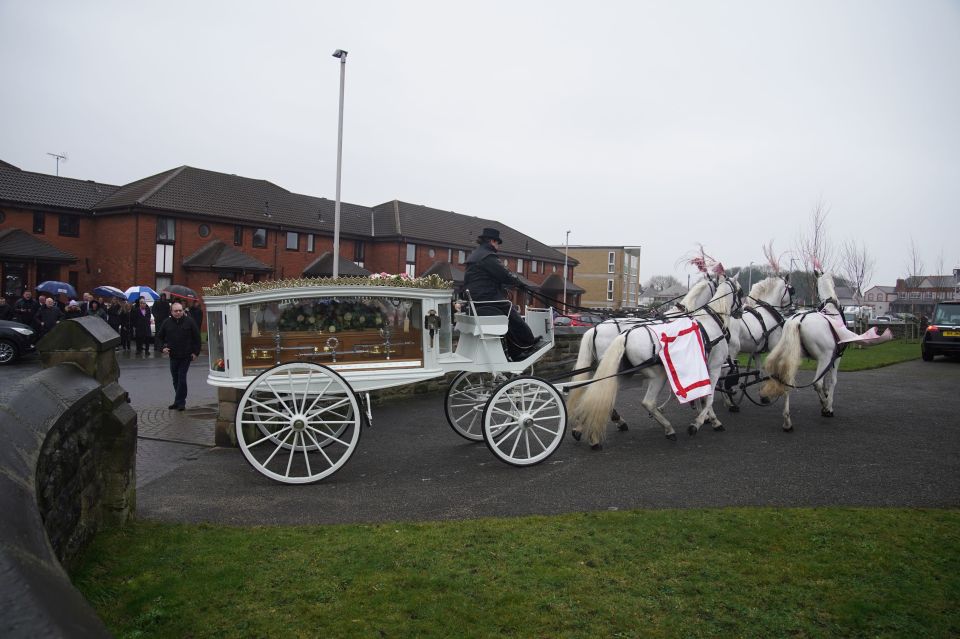 Elle is being laid to rest at at St Nicholas's Church in Wallasey