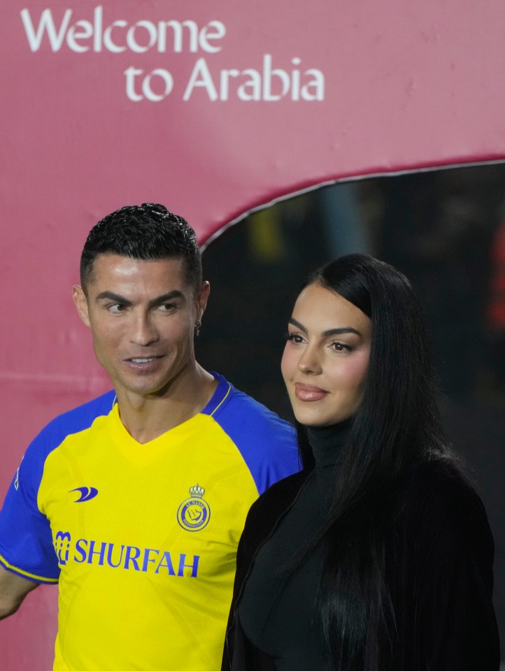 Cristiano Ronaldo and Georgina Rodriguez are in Saudi Arabia for his unveiling