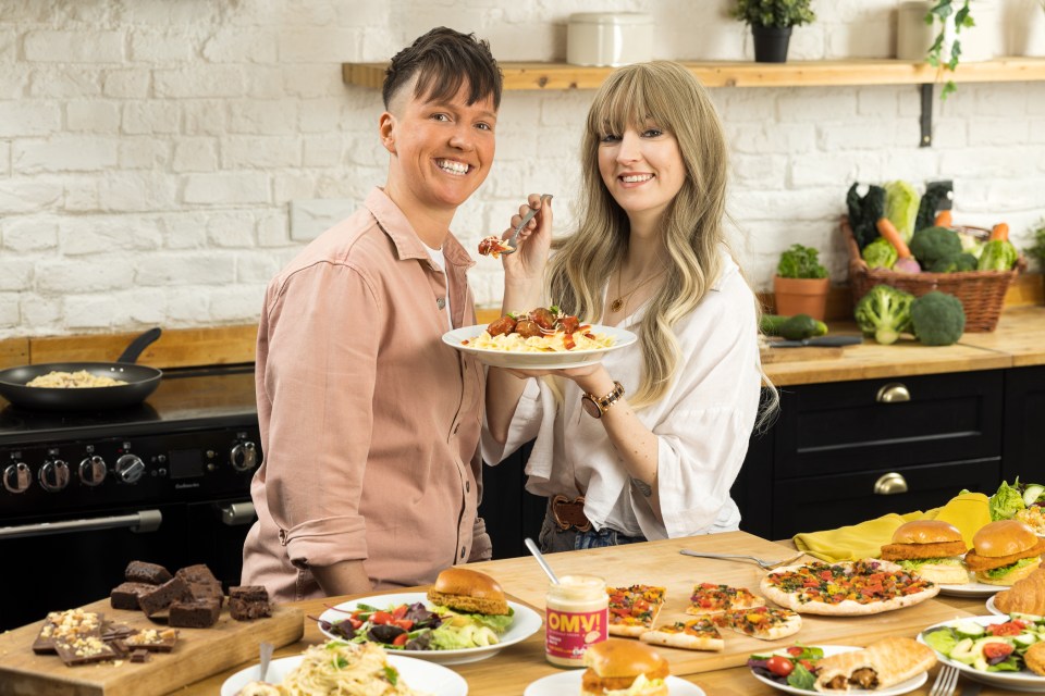 The couple are putting their dietary differences to one side