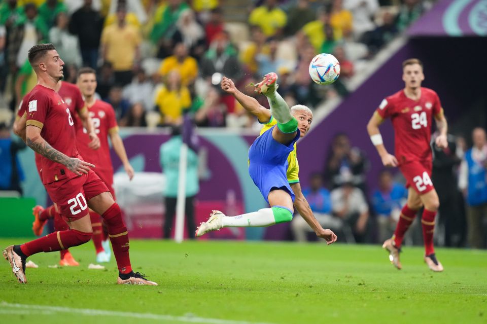 Richarlison bagged the World Cup's goal of the tournament