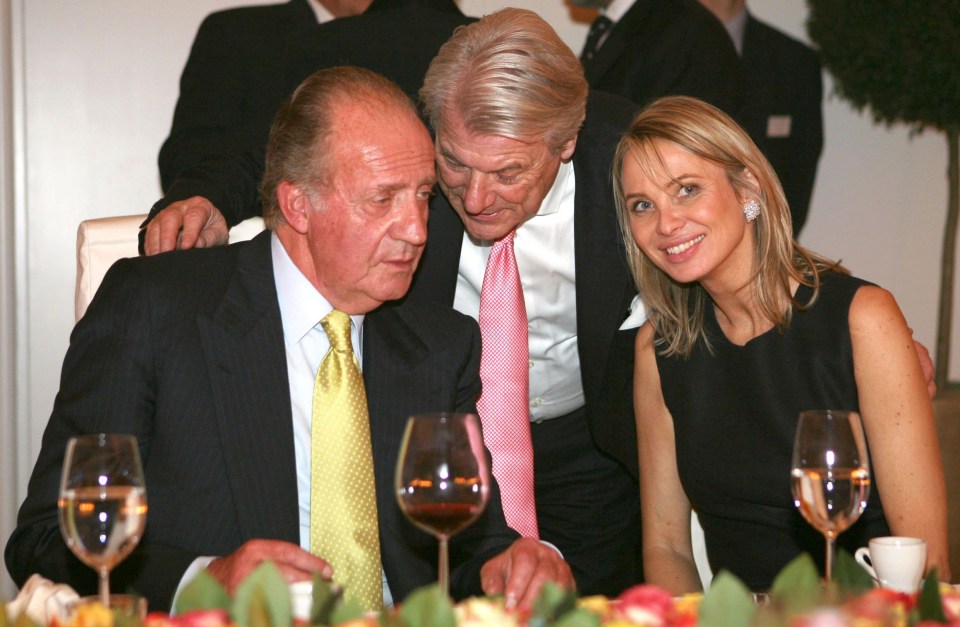 Former King Juan Carlos with Princess Corinna of Sayn-Wittgenstein, pictured in 2006