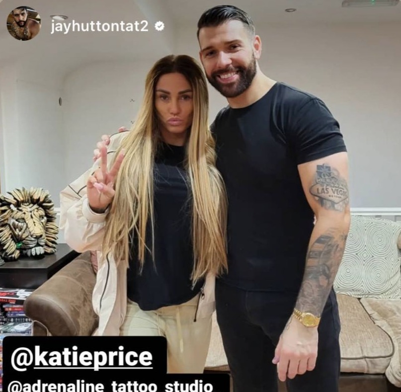 The former glamour model, 44, enlisted the help of Tattoo Fixers star Jay Hutton