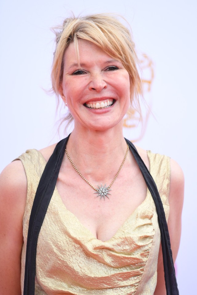 They reckon actress Julia Davis could be behind the mask