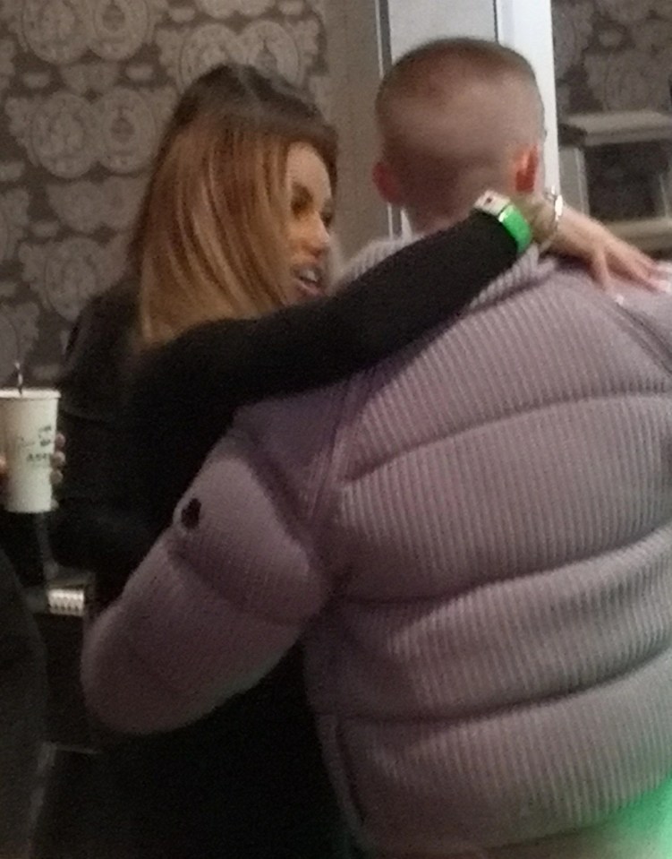 Katie Price was seen with an arm around rapper ArrDee