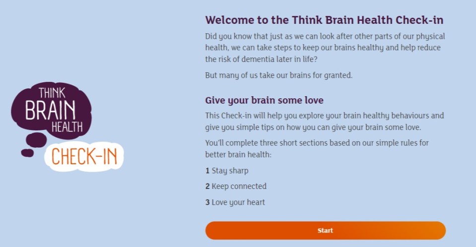 Alzheimer's Research UK has developed a new quiz which can identify the areas where you might be at risk