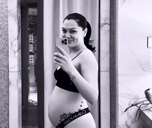 Jessie has been keeping fans up to date with her bump journey