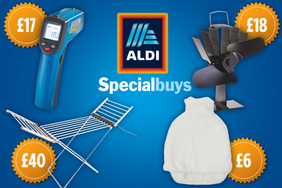 Aldi has launched a Specialbuys range of energy saving products