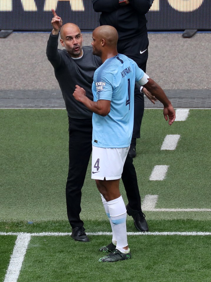 Kompany got to learn from one of the best managers in Pep Guardiola