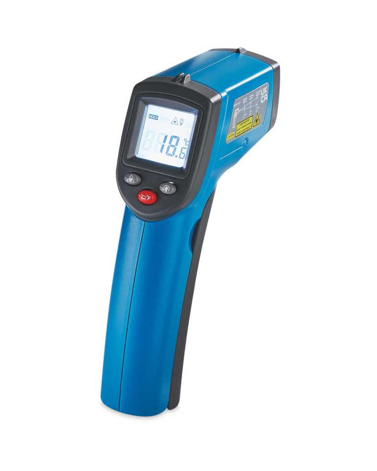 You can use the Workzone Infrared Thermometer to measure the temperature