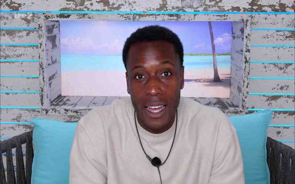 David Salako was the first housemate to exit the Love Island villa