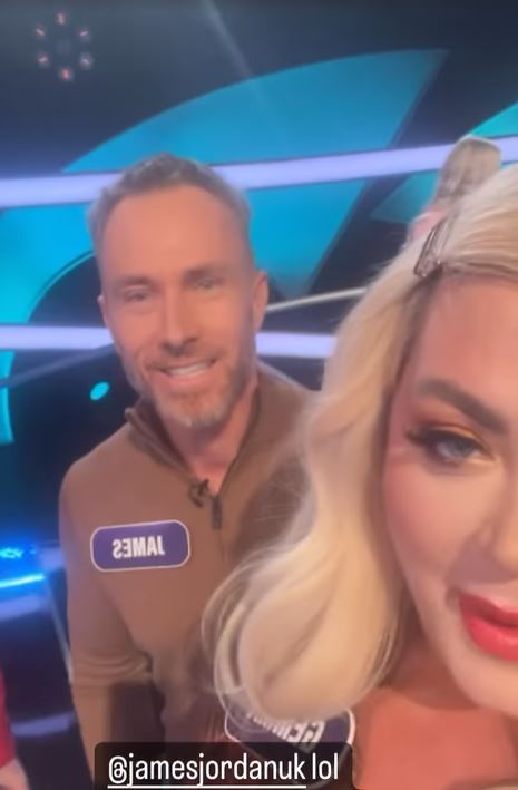 Gemma was seen posing with James Jordan