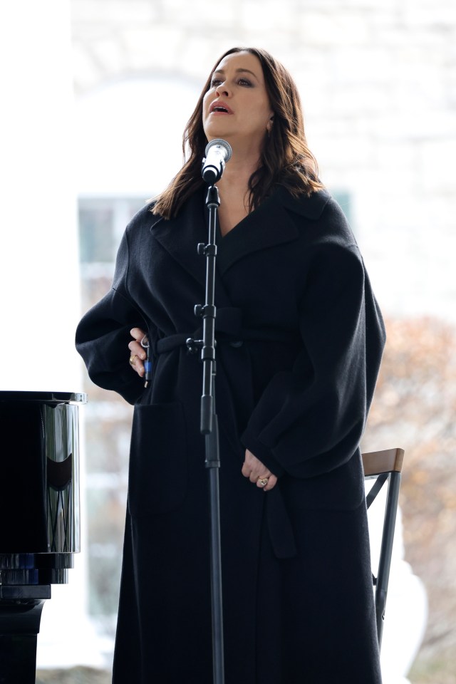 Canadian music legend Alanis Morissette delivered a moving rendition of her song Rest