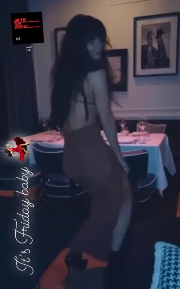 The starlet recently shared a twerking clip to social media