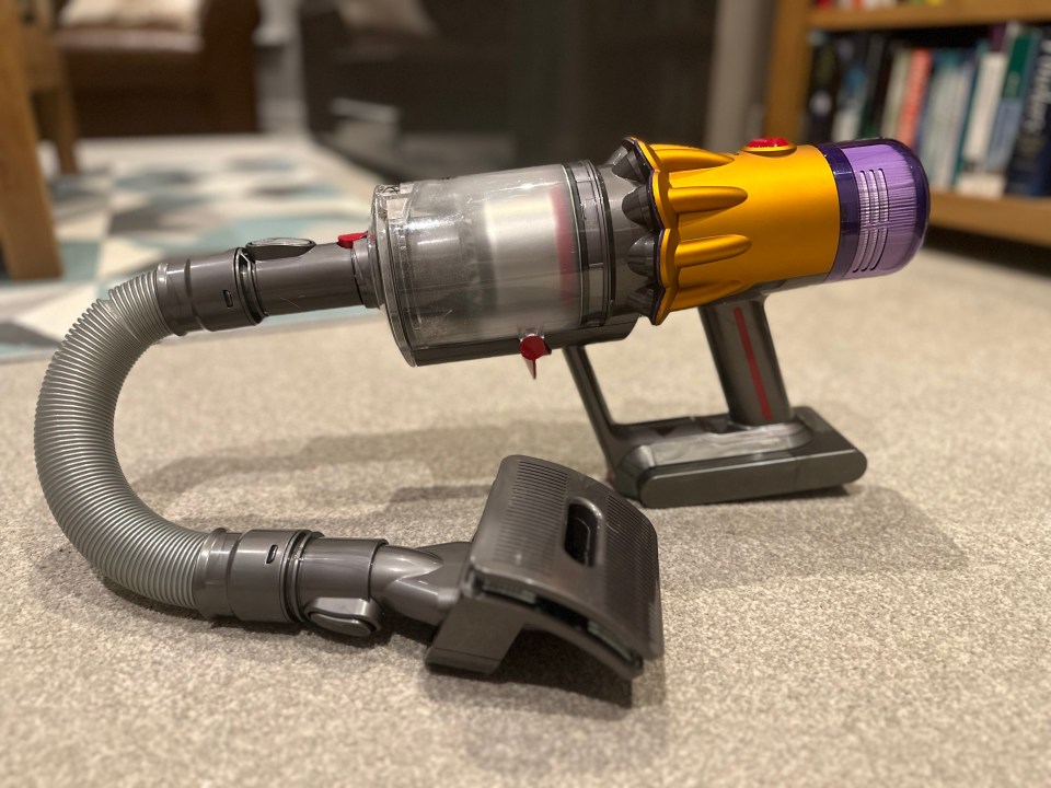 The pet grooming kit attaches to Dyson's existing cordless vacuums