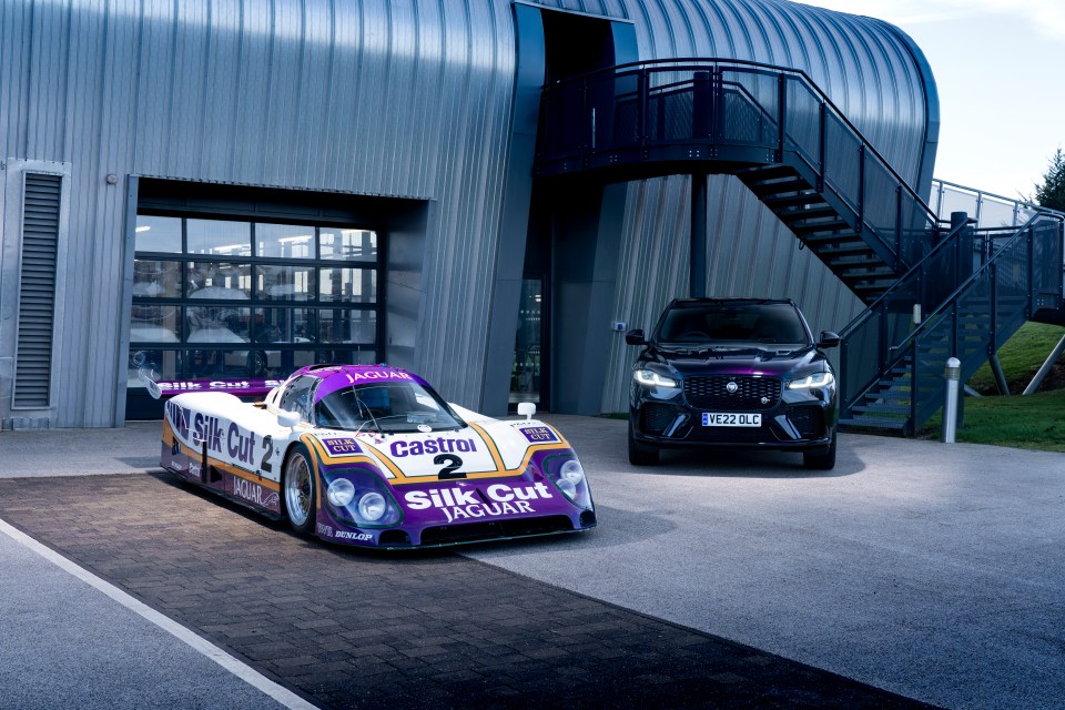 The model celebrates Jag's 1988 Le Mans triumph with Silk Cut XJR-9