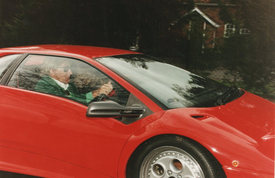 Sir Rod owned the iconic red sports car for 25 years