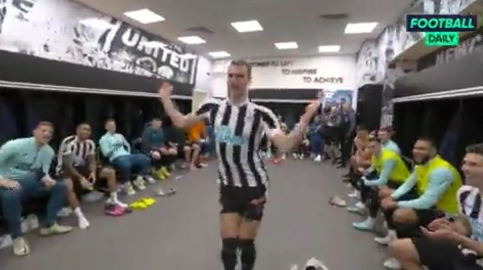 Dan Burn's dressing room dance left Newcastle fans in hysterics