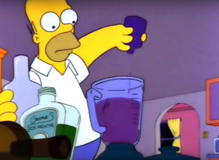 The episode Flaming Moe's is said to have been inspired by the rivalry between creators Matt Groening and Sam Simon