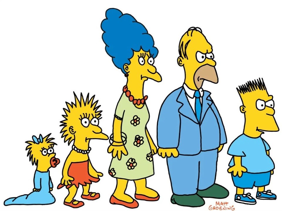 The Simpsons were almost rabbits but creator Matt Groening changed his mind and based them on his family