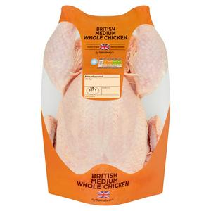 Feed the whole family tonight with a medium chicken, 1.6kg, for £3.50 instead of £4.50 at Sainsbury’s