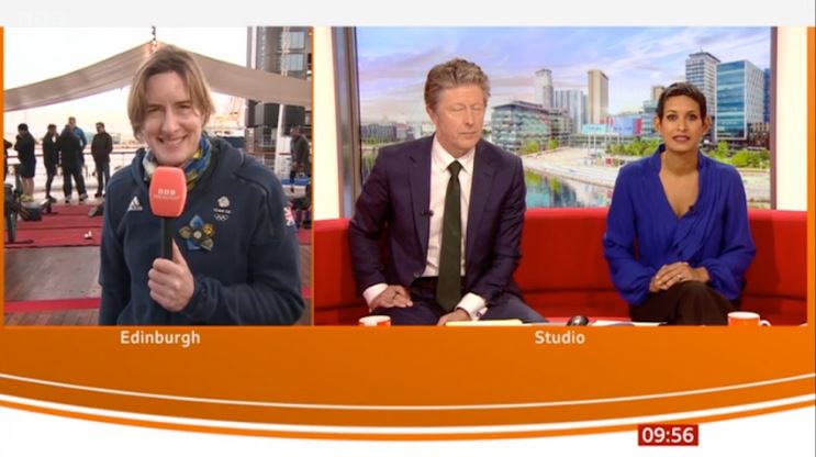 A former BBC Breakfast host made their show comeback on Saturday's episode