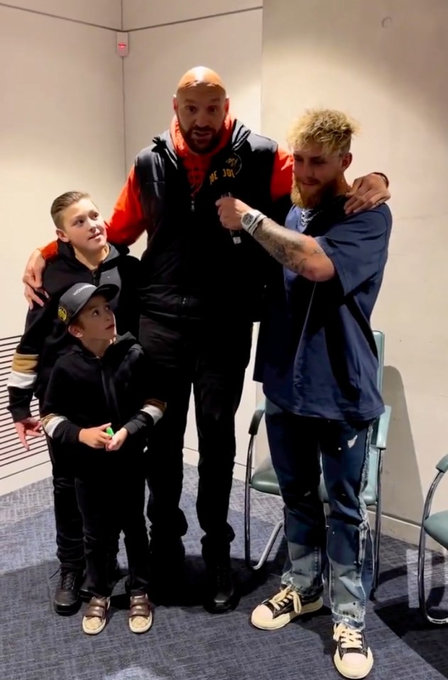 Tyson Fury linking up with Jake Paul