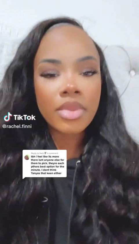 Rachel took to TikTok to suggest one couple were faking it