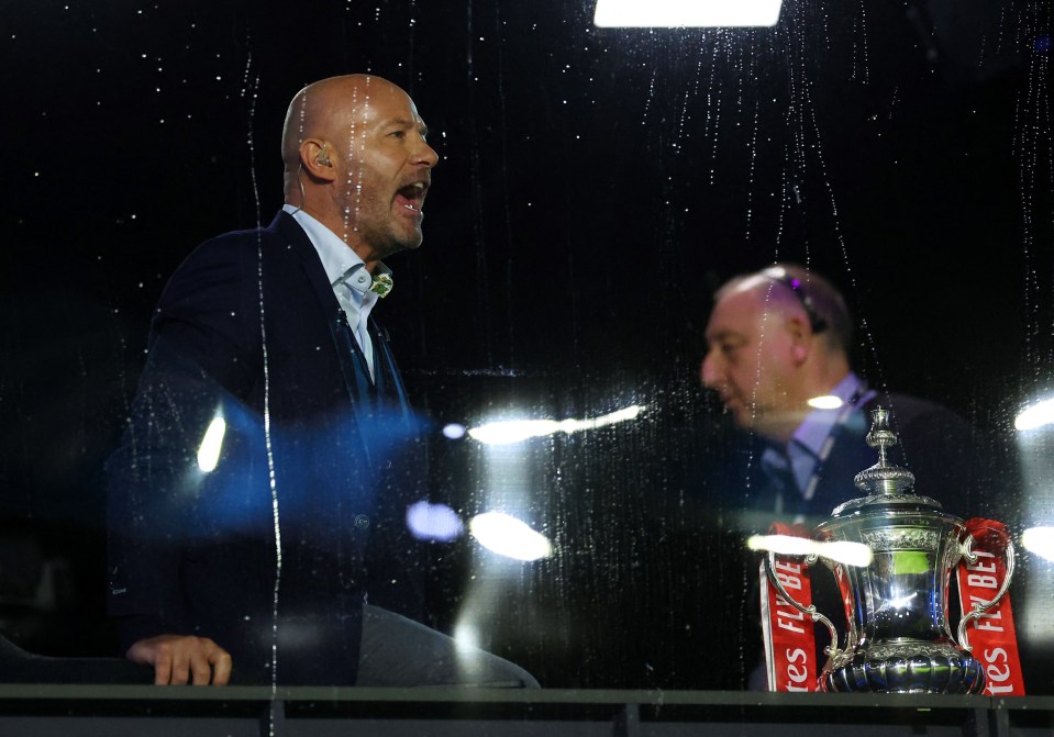 Alan Shearer watched Newcastle crash out in a controversial lost