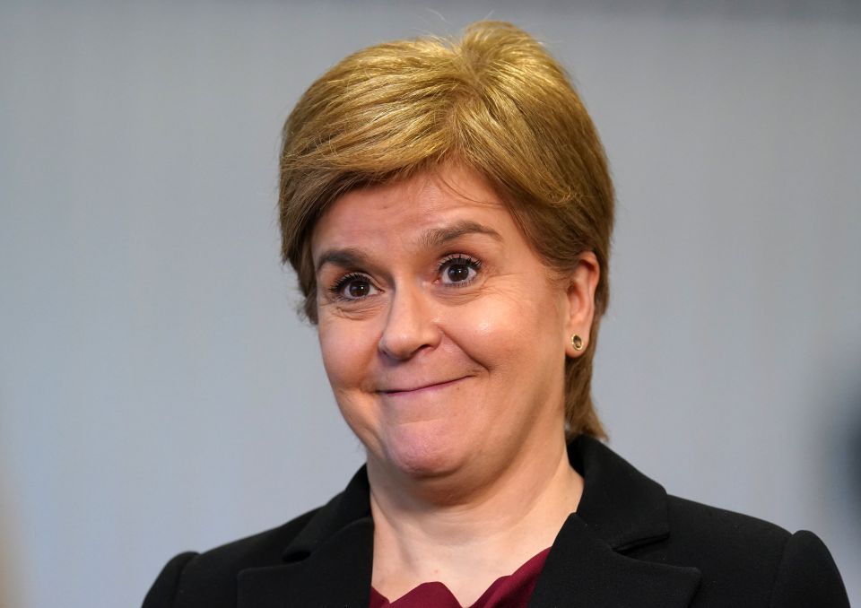 Nicola Sturgeon is trying to disguise SNP nationalism blowing pink, green and purple smoke around themselves