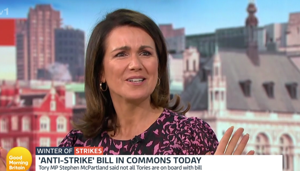 Susanna Reid was left stunned by an early morning swear gaffe