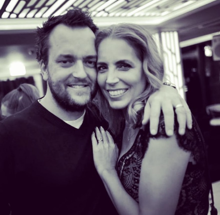 Jasmine Harman thanked her husband Jon Boast for his support are suffering the sad news