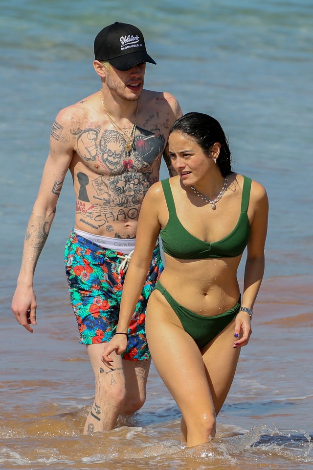 Pete Davidson and Chase Sui Wonders hit the beach on a Hawaiian getaway