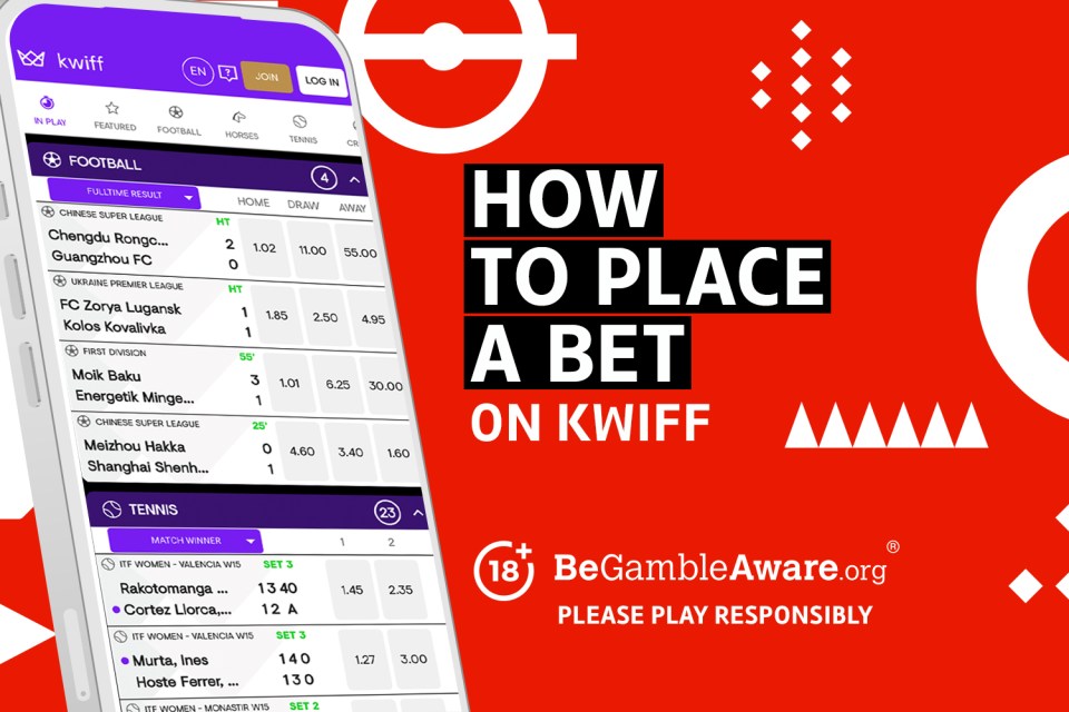 How to place a bet on kwiff. BeGambleAware.org - please play responsibly.