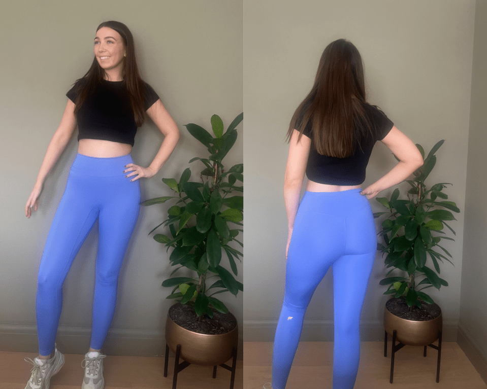 *The periwinkle colour we tried is selling out fast, but you can find more sizes in different colours on Fabletics.