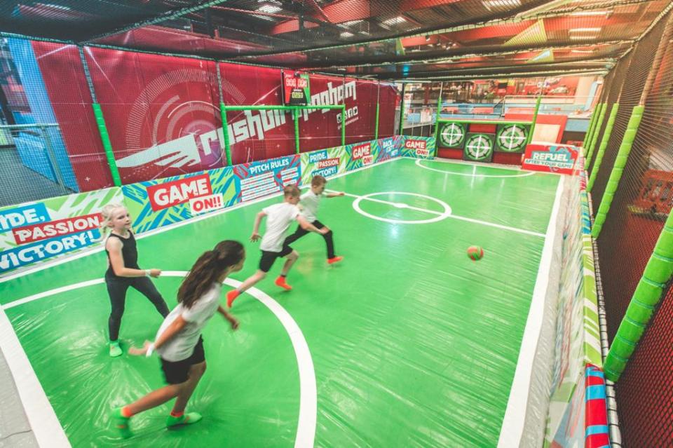 Simon's company supplies kids' venues, sports facilities and other locations with interactive fitness games