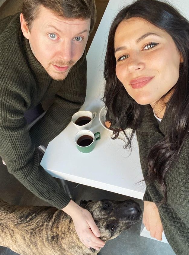 Professor Green lives with Karima in London