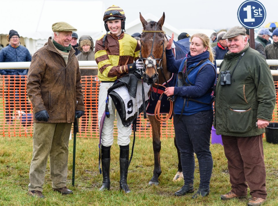 Most jockeys need a leg up to get on top a horse - while Jack stands taller than them