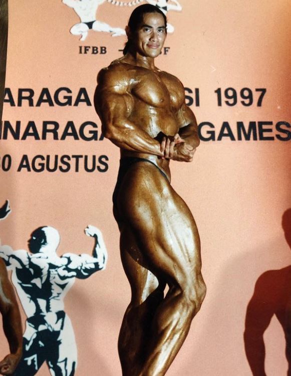 Ade at his bodybuilding peak