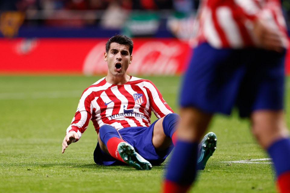 Alvaro Morata felt he should have had a spot kick