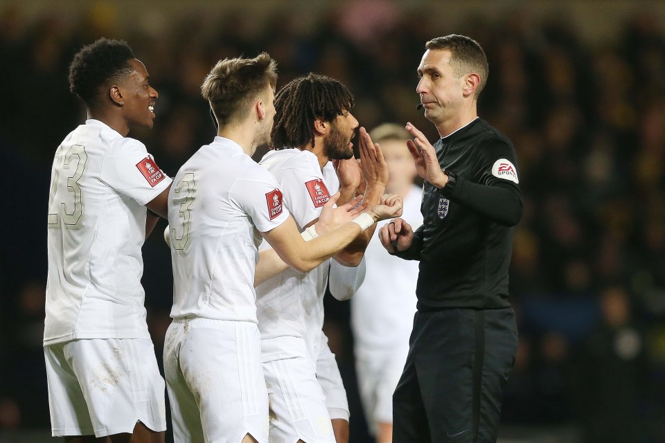 Arsenal have been fined for their players' conduct in the FA Cup  against Oxford