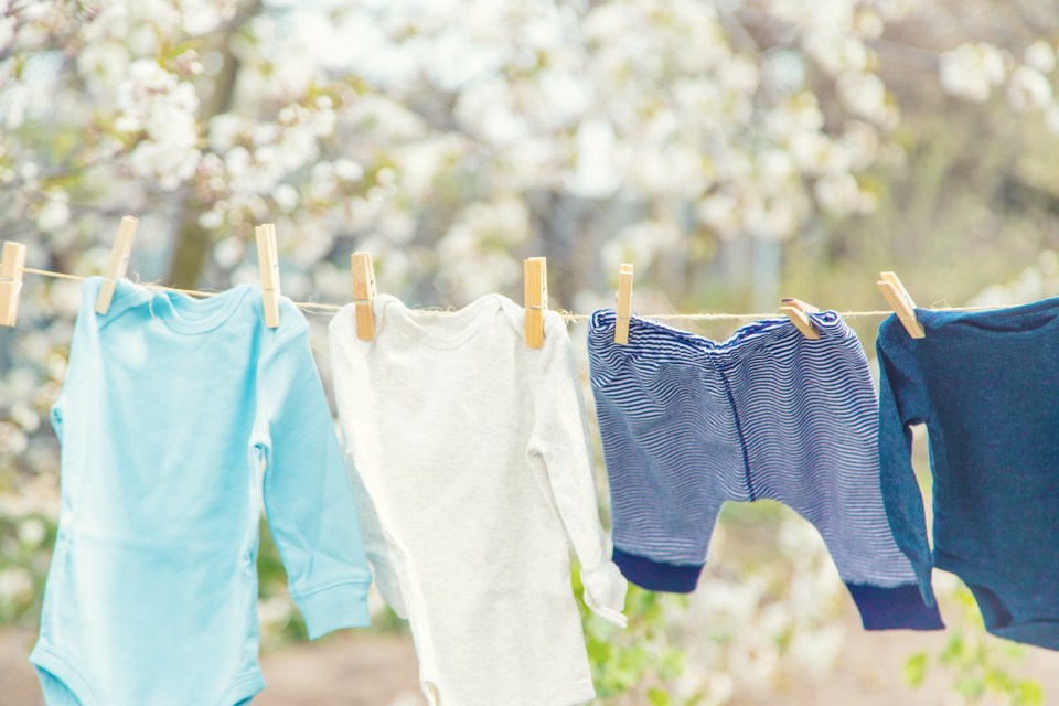 Sunshine is one of the most powerful natural stain removers - leave clothes out in the sun and watch the stains disappear