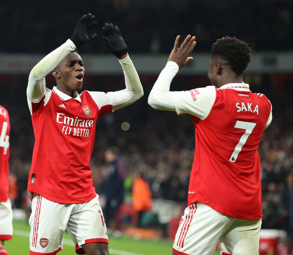 Nketiah and Saka delivered the goods for the Gunners