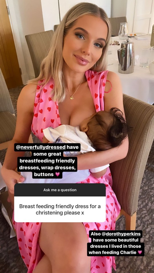 The mum-of-three had a boob job to boost her confidence