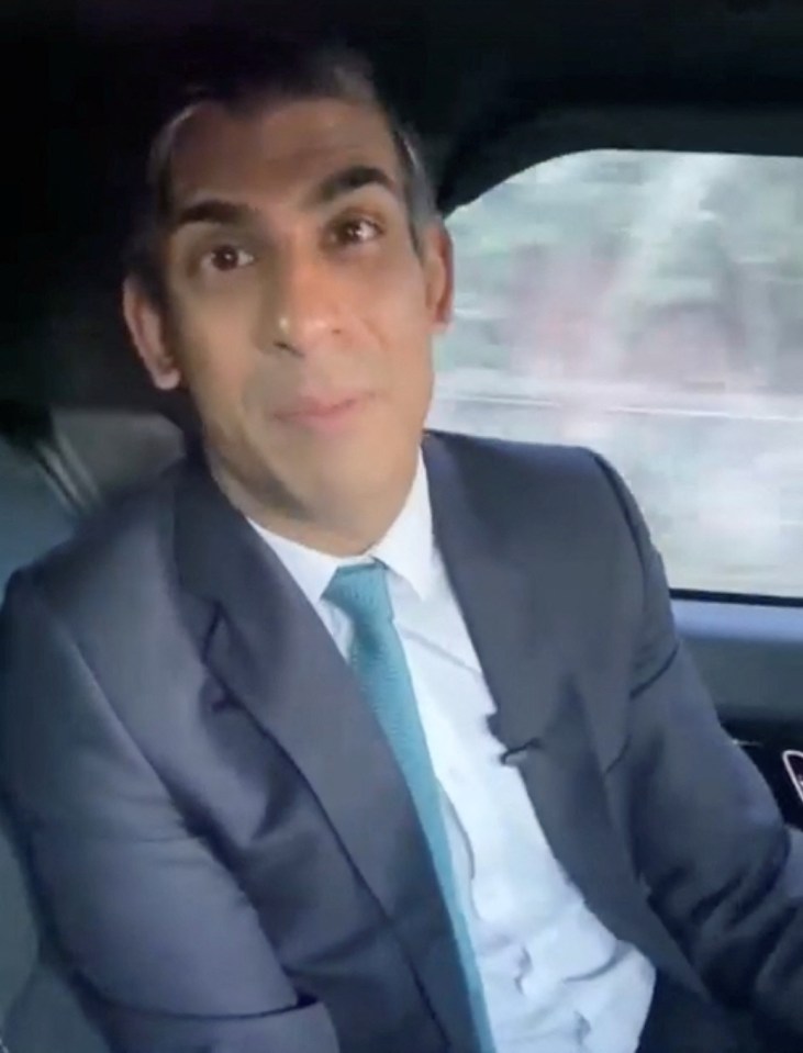 Rishi Sunak was fined for failing to wear his seatbelt