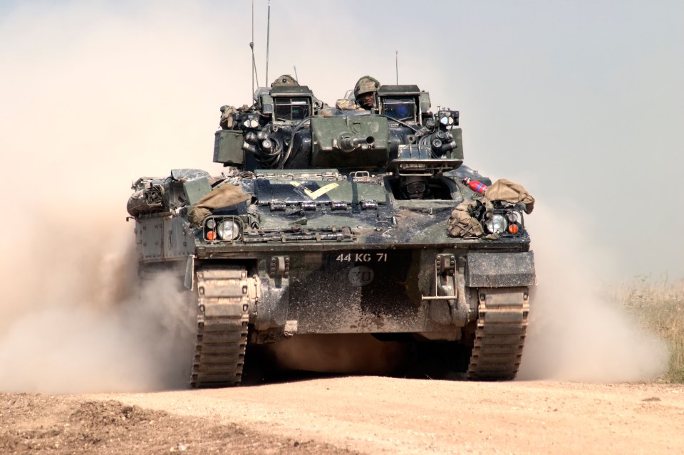 British Challenger 2 tanks are set to arrive in the coming weeks