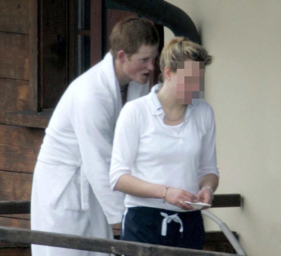 Prince Harry allegedly spent the night with a teenage British beauty eight years his junior while on a ski trip