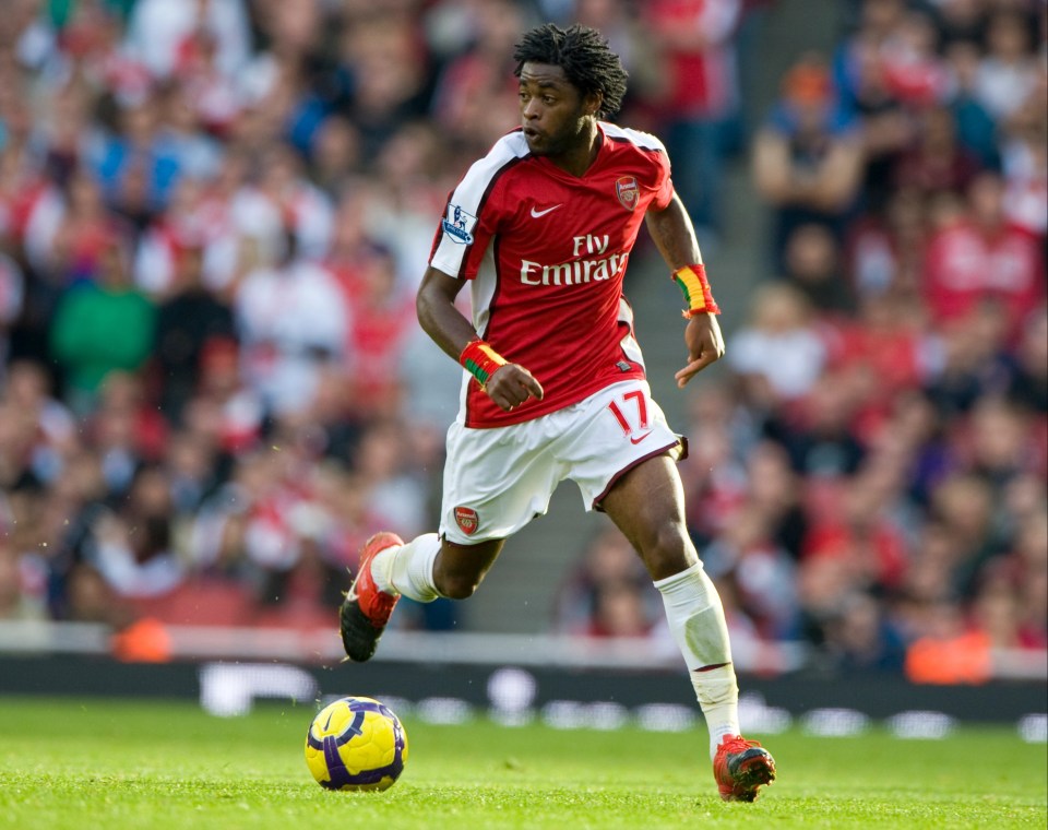 Song made his Gunners' Premier League debut in a 2-0 win over Everton