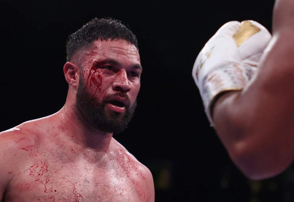 Joseph Parker is in action on the Eubank Jr-Smith undercard